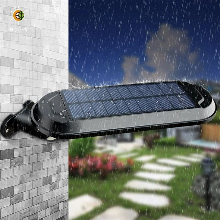 Lamp solar golau wal awyr agored