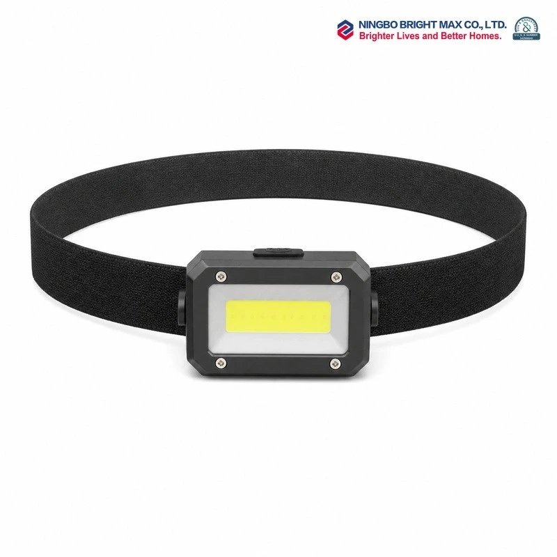 COB Headlamp White Background